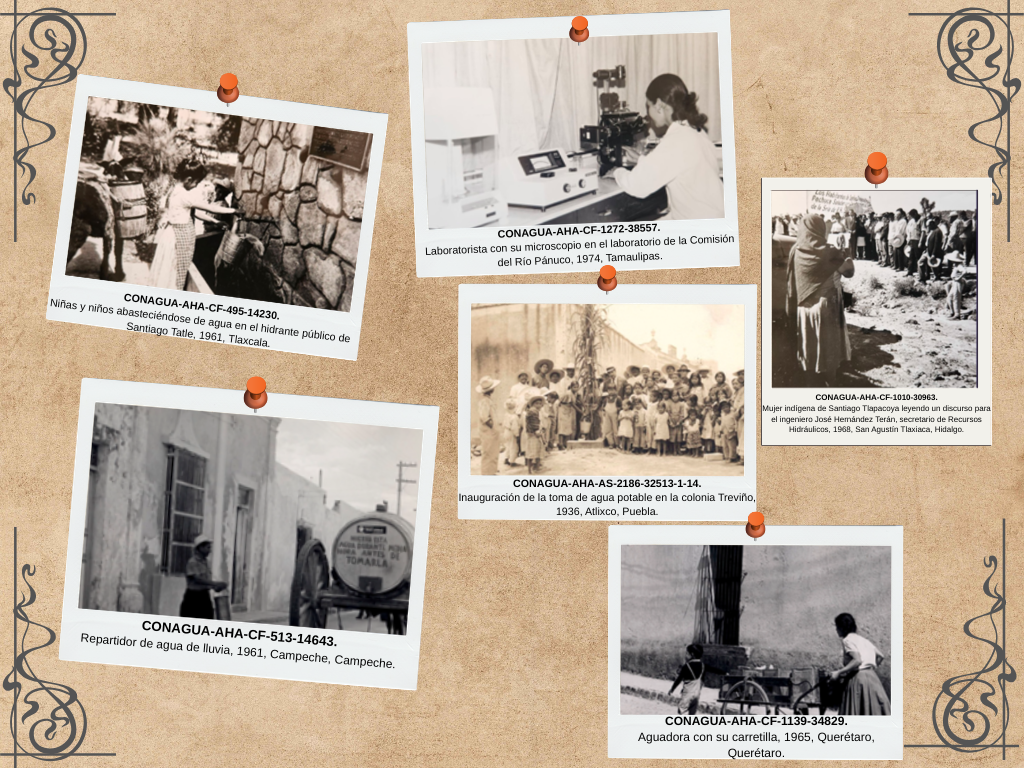 Mensaje de agradecimiento al Archivo Histórico y Biblioteca Central del Agua por su colaboración en preservar la memoria del agua en México